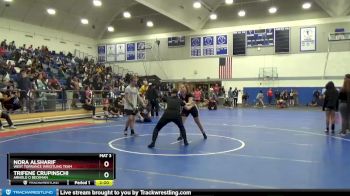 150 lbs Cons. Round 1 - Nora Alsharif, West Torrance Wrestling Team vs Trifene Crupinschi, Arnold O Beckman