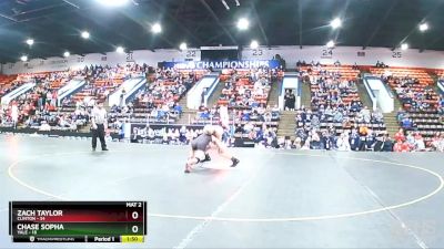 113 lbs Quarterfinals (8 Team) - Zach Taylor, Clinton vs Chase Sopha, Yale
