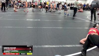 84 lbs Round 3 (8 Team) - Griffin McNair, NC National Team vs Garrett Ciampoli, Kraken Red