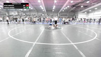 60 lbs Rr Rnd 1 - Kyle LaRocca, Mat Warriors PWC vs Joshua Rivera, Grit Mat Club Red