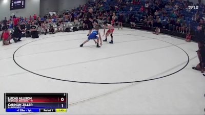 70 lbs Round 1 (4 Team) - Cannon Ziller, Illinois Boys vs Lucas Allison, Nebraska Red Boys