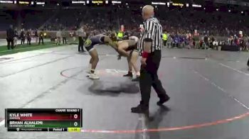 D1-160 lbs Champ. Round 1 - Kyle White, Davison vs Brhan Alhalemi, Dearborn Fordson