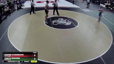 Champ. Round 1 - Cooper Stokebrand, Tri County vs Zzikiya Redhorn, Winnebago