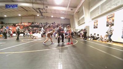 76 lbs Consolation - Jett Manning, Barnsdall Youth Wrestling vs Braden Abel, Salina Wrestling Club