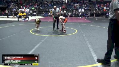 64 lbs Cons. Round 4 - Bennett Hoffberg, St. Charles WC vs Jaxon Fraedrich, Team El1te Wrestling