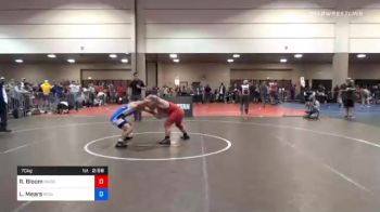 70 kg Prelims - Richard Bloom, Massachusetts vs Leevy Mears, Iron Horse Wrestling Club