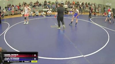 165 lbs Semifinal - Daniel Patrick, Roseburg Mat Club vs Jyles Peterson, Hidden Valley Mustangs