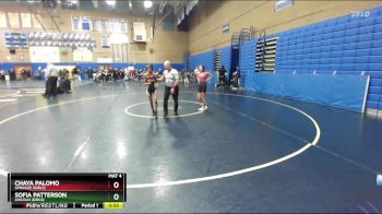 100lbs Cons. Round 9 - Chaya Palomo, Sprague (Girls) vs Sofia Patterson, Lincoln (Girls)