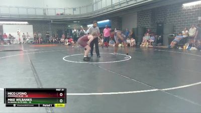 160 lbs Round 2 (10 Team) - Mike Wilbanks, Alabama Elite Red vs Mico Lyono, Assassins Blue