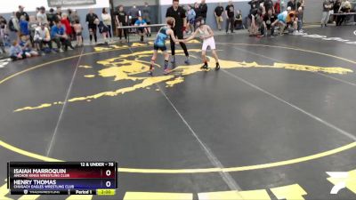 78 lbs Round 2 - Isaiah Marroquin, Anchor Kings Wrestling Club vs Henry Thomas, Chugach Eagles Wrestling Club