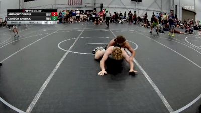 150 lbs Round 4 (6 Team) - Anthony DePaul, Team Shutt Garnett Trained vs Carson Easlick, Front Royal WC