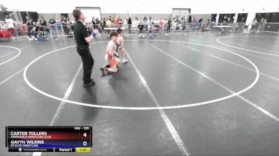 125 lbs Cons. Semi - Carter Tollers, Marshfield Wrestling Club vs Gavyn Wilkins, RT Elite Wrestling