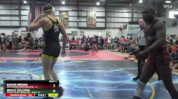 175 lbs Round 2 (4 Team) - Brock Sullivan, MOORE COUNTY BRAWLERS - GOLD vs Kamar Brown, BEASTWORKS WRESTLING CLUB