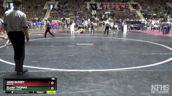 152 lbs 3rd Place Match - Elijah Thomas, Escambia County vs JOHN BUSSEY, Saks Sr