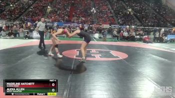 G 120 lbs Cons. Round 1 - Madeline Hatchett, Glenns Ferry vs Alexa Allen, Rocky Mountain