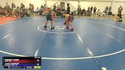 187 lbs Round 1 (8 Team) - Rodney Sabin, Utah vs Cash Mannon, Oklahoma Red