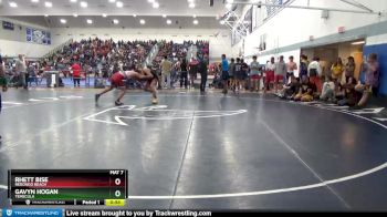 145 lbs Champ. Round 1 - Rhett Bise, Redondo Beach vs Gavyn Hogan, Temecula