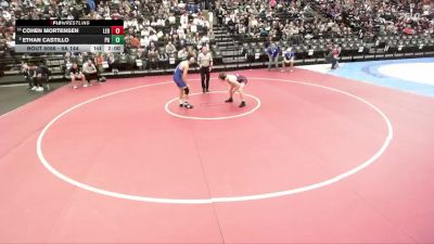 6A 144 lbs Champ. Round 1 - Cohen Mortensen, Lehi vs Ethan Castillo, Pleasant Grove