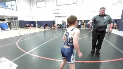 75 lbs Round Of 32 - Canaan Streeter, MI vs Jaxon Tanner, WV