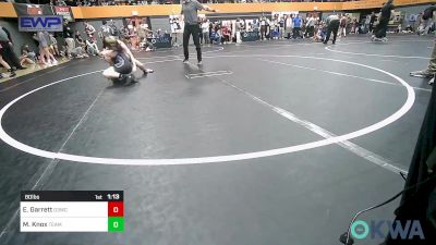 80 lbs Quarterfinal - Ely Garrett, D3 Wrestling Cluib vs Maverick Knox, Team Guthrie Wrestling