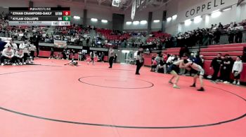 113 lbs Quarterfinal - Kylan Colleps, Arlington vs Ethan Crawford-Daily, Northwest Eaton