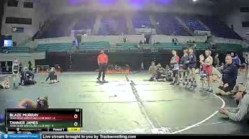 50 lbs Semis (4 Team) - Blaze Murray, Team Bear Wrestling Club Navy vs Tanner James, Team Bear Wrestling Club Red
