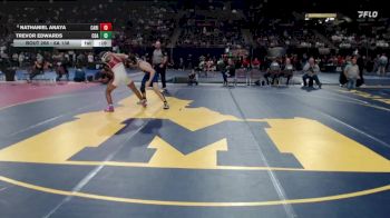 6A 138 lbs Cons. Round 2 - Nathaniel Anaya, Canyon Ridge vs Trevor Edwards, Coeur D Alene