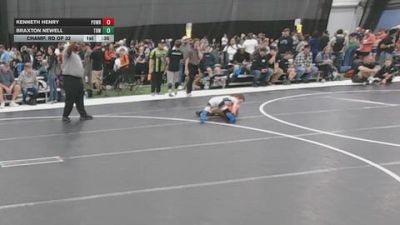 80 lbs Champ. Rd Of 32 - Kenneth Henry, Powerhouse Wrestling vs Braxton Newell, The Best Wrestler