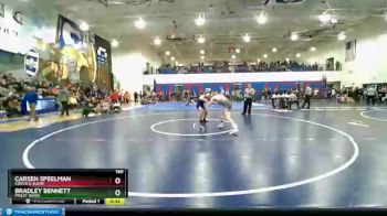 160 lbs Cons. Round 2 - Bradley Bennett, Priest River vs Carsen Speelman, Coeur D Alene