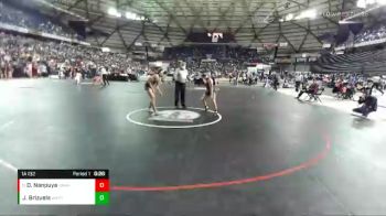 1A 132 lbs 5th Place Match - Darrell Nanpuya, Omak vs Julio Brizuela, Wapato