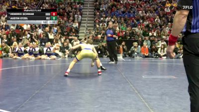 1A-113 lbs 1st Place Match - Hendrix Schwab, Don Bosco vs Austin Etzel, Wilton