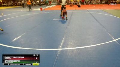 70 lbs Cons. Round 2 - Kameron Smith, Dover-Eyota vs Everett Seckerson, Chatfield