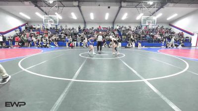 100 lbs Semifinal - Kenzie Johnson, Sand Springs HS vs MaeKayla Harjo, Berryhill High School