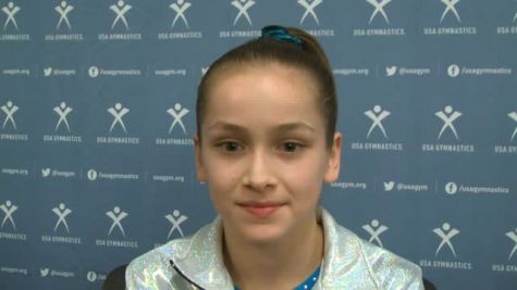 Norah Flatley on Moving Past a Fall on Beam and Looking Ahead to Day 2