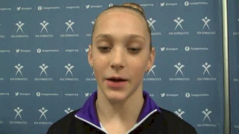 Emily Gaskins' Just "Go For It" Attitude Pays Off on Day One of Championships