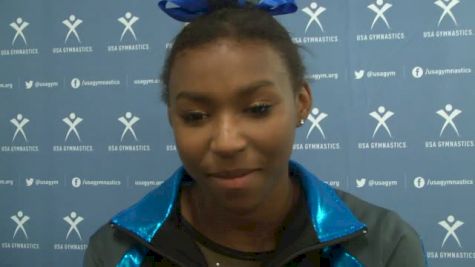 A Determined Nia Dennis on her Day One Performance and Plans for Day Two