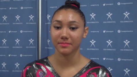 Kyla Ross Explains Uncharacteristic Mistakes on Floor and Bars on Night One of Championships