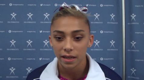 Bars Phenom, Ashton Locklear, Hopes to Make the National Team After a Strong Showing on Night One of Championships