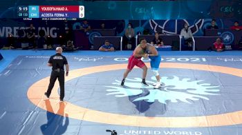 130 kg 1/2 Final - Aliakbar Yousofiahmadchali, Iran vs Yasmani Acosta Fernandez, Chile