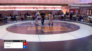 68 kg Quarterfinal - Kayla Marano, Lion Wrestling Club vs Veronica Keefe, Canada