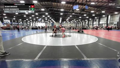 138 lbs Consi Of 16 #1 - Elijah Brosius, PA vs Koen Shigemoto, HI