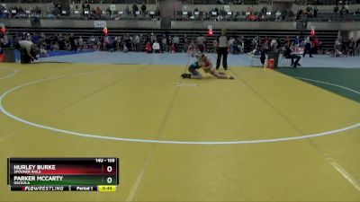 105 lbs Cons. Round 1 - Parker McCarty, Osceola vs Hurley Burke, Spooner Rails