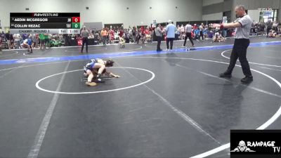 100 lbs Champ. Round 1 - Aedin McGregor, Jayhawk Wrestling vs Collin Rezac, Topeka Blue Thunder