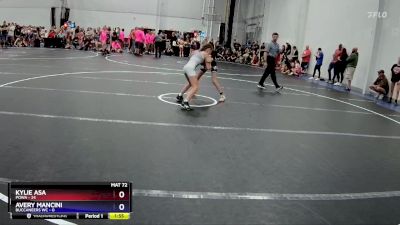 78 lbs Round 1 (8 Team) - Kylie Asa, POWA vs Avery Mancini, Buccaneers WC