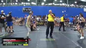 115 lbs Round 2 (6 Team) - Jeremiah Corona, Team Gotcha vs Isaak Skelly, Peer Pressure Elite