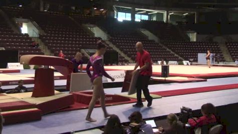 Maddie Desch Vault, Sr Pan Ams Training Day 2