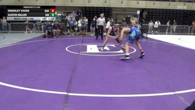 145 lbs Consi Of 8 #2 - Kingsley Evans, Huntington vs Austin Miller, Sinking Spring