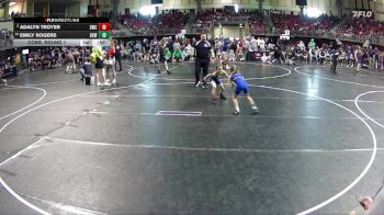 58 lbs Cons. Round 1 - Emily Rogers, Shelton Kids Wrestling vs Adalyn Troyer, Seward Wrestling Club