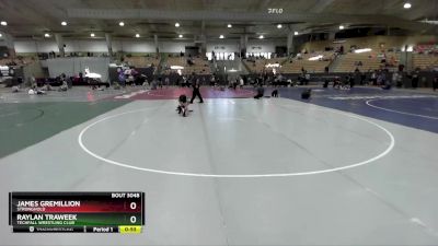 55 lbs Cons. Round 5 - James Gremillion, Stronghold vs Raylan Traweek, Techfall Wrestling Club