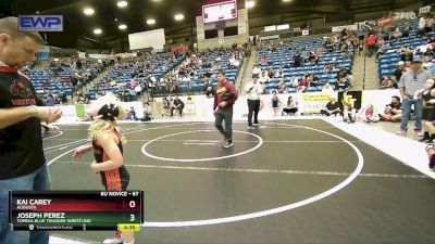 67 lbs 3rd Place Match - Kai Carey, Augusta vs Joseph Perez, Topeka Blue Thunder Wrestling